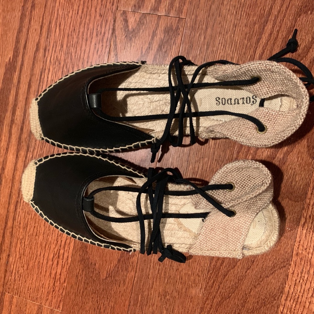 Soludos lace up espadrilles